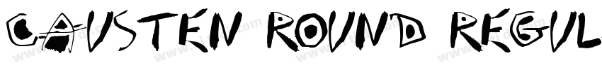 Causten Round Regula字体转换